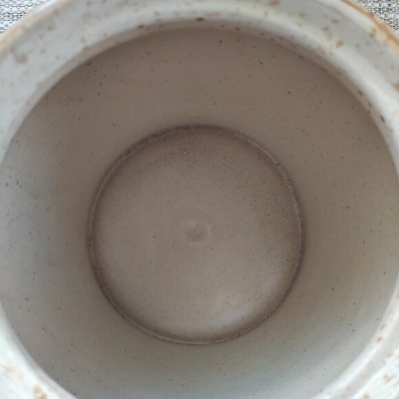 Beauce Art Pottery Canister Genin Trudeau Vintage Hand Thrown Cookie Jar 8.5" - Picture 6 of 15